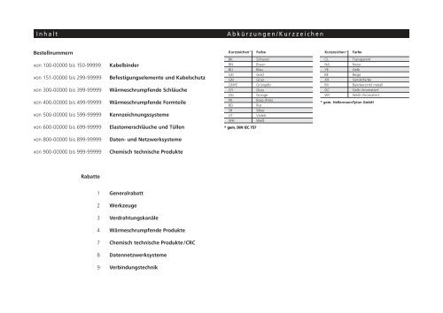 Preisliste Handel - Hellermanntyton