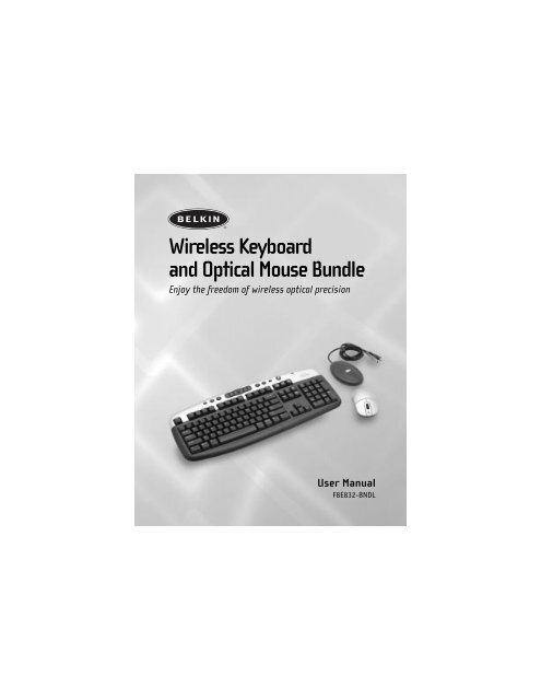 Wireless Keyboard and Optical Mouse Bundle - Belkin