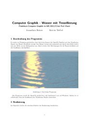 Computer Graphik - Wasser mit Tessellierung