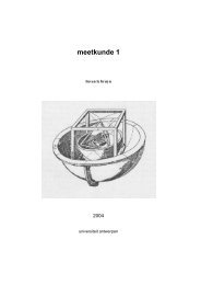 meetkunde 1 - Universiteit Antwerpen