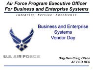 Business and Enterprise Systems Vendor Day - Maxwell Gunter Annex