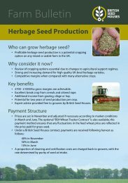 Herbage Seed FB 2010 - British Seed Houses