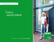 HoLz- HausTÜREN - HBI Holz-Bau-Industrie GmbH & Co. KG