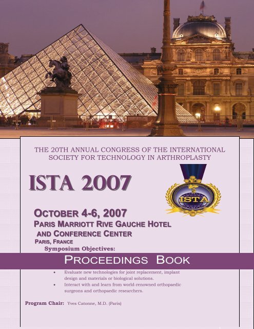 ista 2007 program at a glance