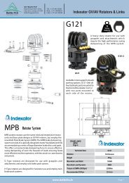 MPB Rotator System Indexator GV/AV Rotators & Links - Baltic FCS