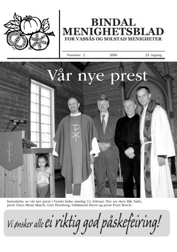 Menighetsbladet 2-2006 - Bindal kommune