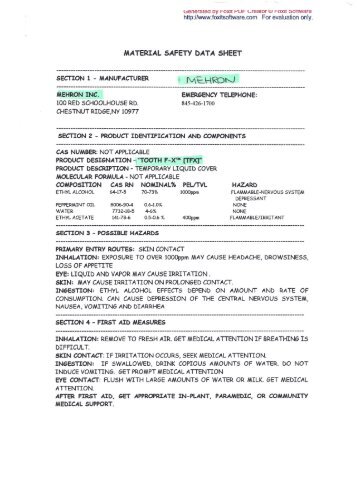 Mehron Tooth FX.pdf - Face Paints Direct