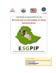 Records and record keeping on sheep and goat farms - esgpip