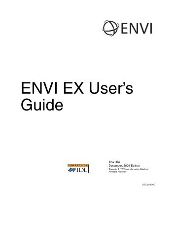 ENVI EX User's Guide - Exelis VIS