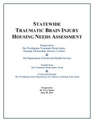 statewide traumatic brain injury housing needs assessment