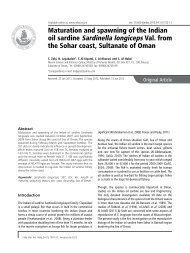 Maturation and spawning of the Indian oil sardine Sardinella ...