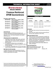 Firestone Reinforced EPDM Geomembrane - Firestone Specialty ...