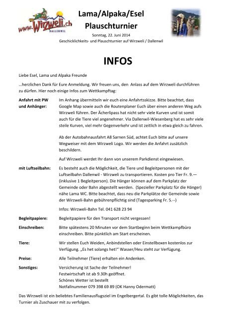 Info-Blatt Teilnehmer - Wirzweli