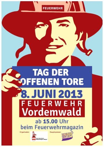 Flyer Tag der offenen Tore - Feuerwehr Vordemwald