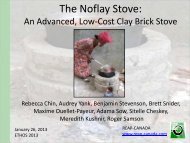 The Noflay Clay Brick Stove
