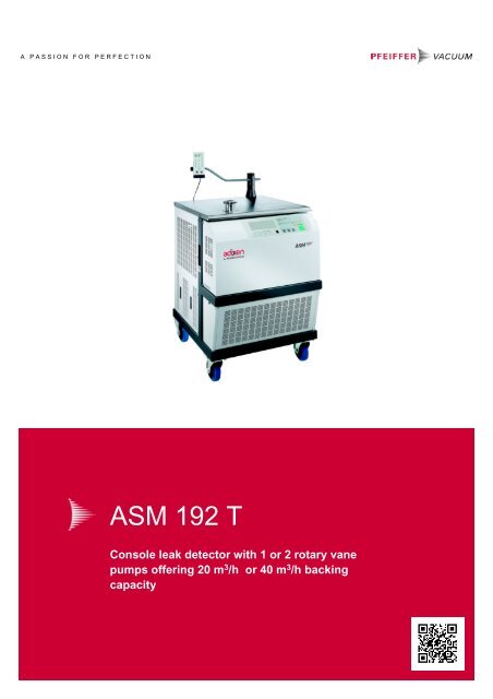 Data Sheet A Asm 192 T 20 M3 H Pfeiffer Vacuum