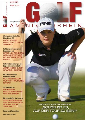 Ausgabe 02/2010 - Golf am Niederrhein