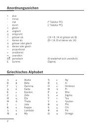 Griechisches, altdeutsches und kalligraphisches Alphabet - Fakultät ...