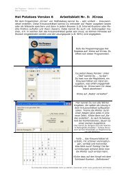 Hot Potatoes Version 6 Arbeitsblatt Nr. 3: JCross - goodschool.de