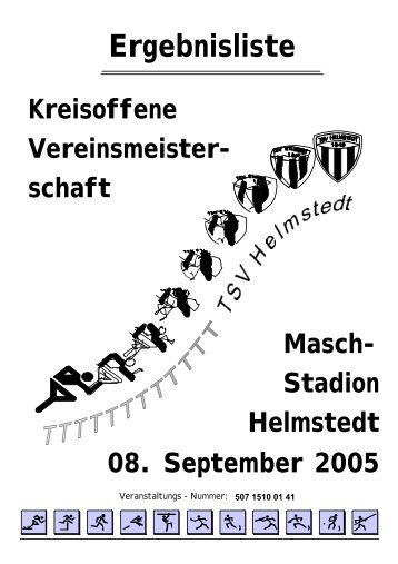 Ergebnisliste - NLV Kreis Helmstedt