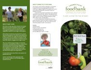 download a Plant a Row brochure - Connecticut Food Bank