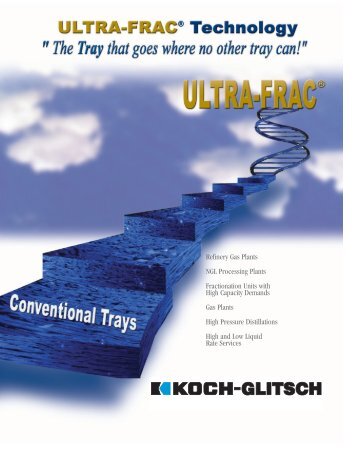 ULTRA-FRACÂ® trays - Koch-Glitsch