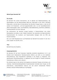 White Paper Berndorf AG - WU Executive Academy