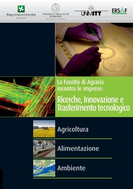 Ricerche, Innovazione e Trasferimento tecnologico - Dote Regione ...