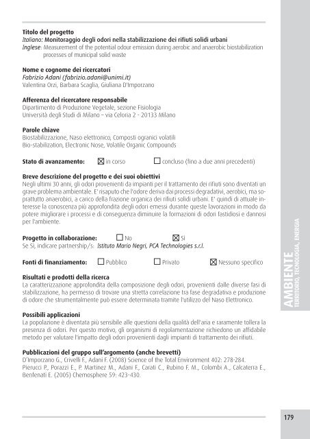 Ricerche, Innovazione e Trasferimento tecnologico - Dote Regione ...