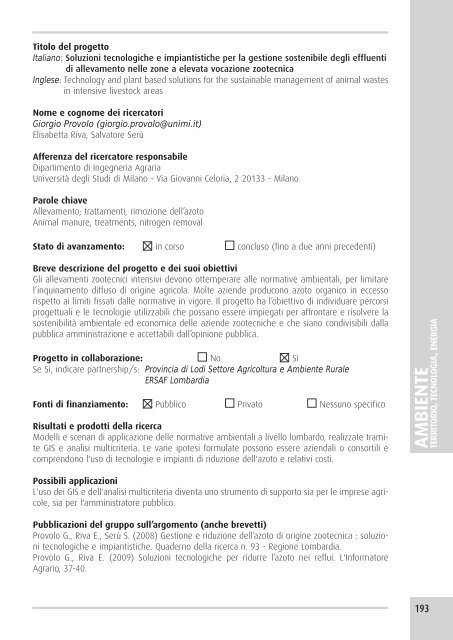 Ricerche, Innovazione e Trasferimento tecnologico - Dote Regione ...