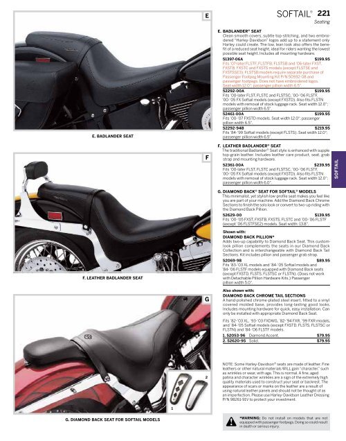 softail® - Shaw Harley-Davidson