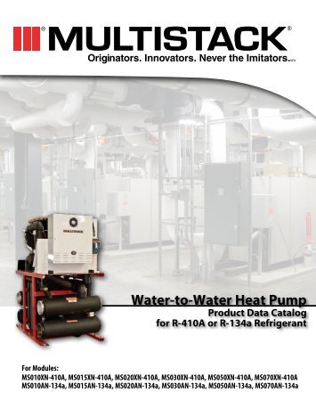 Water-to-Water Heat Pump Catalog - Multistack
