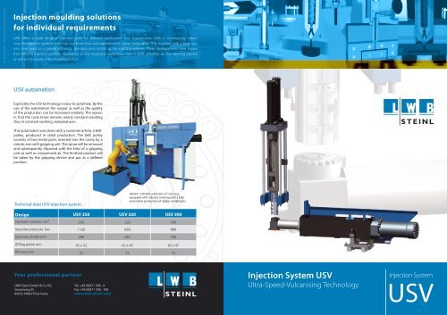 Injection System USV - LWB Steinl GmbH & Co. KG