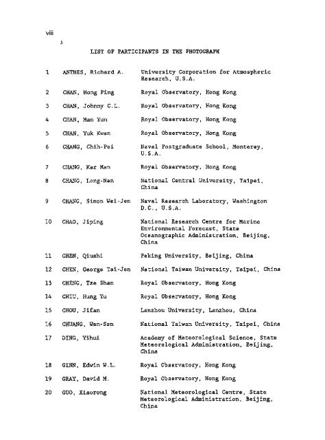 East Asia and Western Pacific METEOROLOGY AND CLIMATE