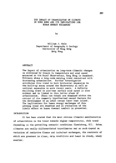 East Asia and Western Pacific METEOROLOGY AND CLIMATE