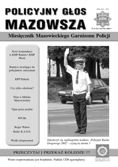MiesiÄcznik Mazowieckiego Garnizonu Policji - Mazowiecka ...