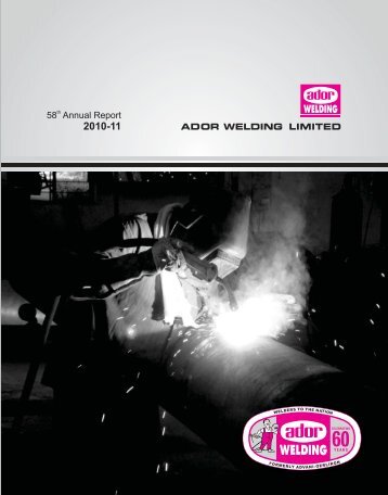 58 Annual Report - Ador Welding Ltd