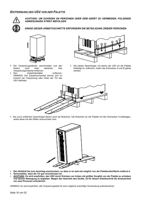 Benutzerhandbuch 30-40 kVA - AdPoS USV