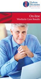 On-line Warfarin Care - Sullivan Nicolaides Pathology