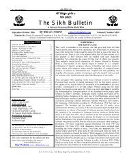 The Sikh Bulletin