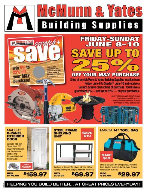 SAVE UP TO - McMunn and Yates Do-It Center