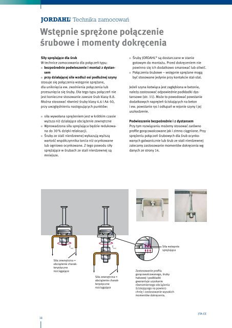 Szyny kotwiÄce JTA-CE - JordahlÂ® & Pfeifer