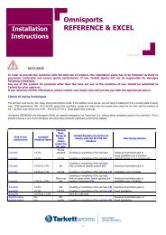 Omnisports Reference & Excel Installation Instructions V2-â¦ - Tarkett