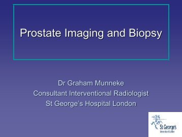 Prostate Imaging and Biopsy - Dr Graham ... - Parkside Hospital