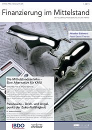 Finanzierung im Mittelstand - Dr. Wieselhuber & Partner GmbH ...