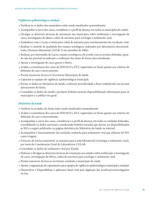 Diretrizes Nacionais para a Prevenção e Controle de Epidemias de ...