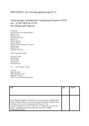 PROTOKOLL der Arbeitsgruppensitzung Nr. 6 ... - Gemeinde Mauth