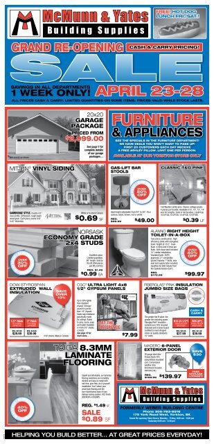 Furniture Mcmunn And Yates Do It Center