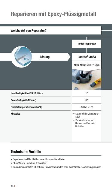 Taschenbuch LoctiteÂ® Reparatur-Experte