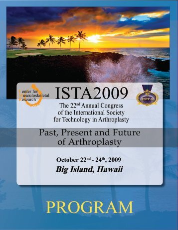 ISTA2009 PROGRAM